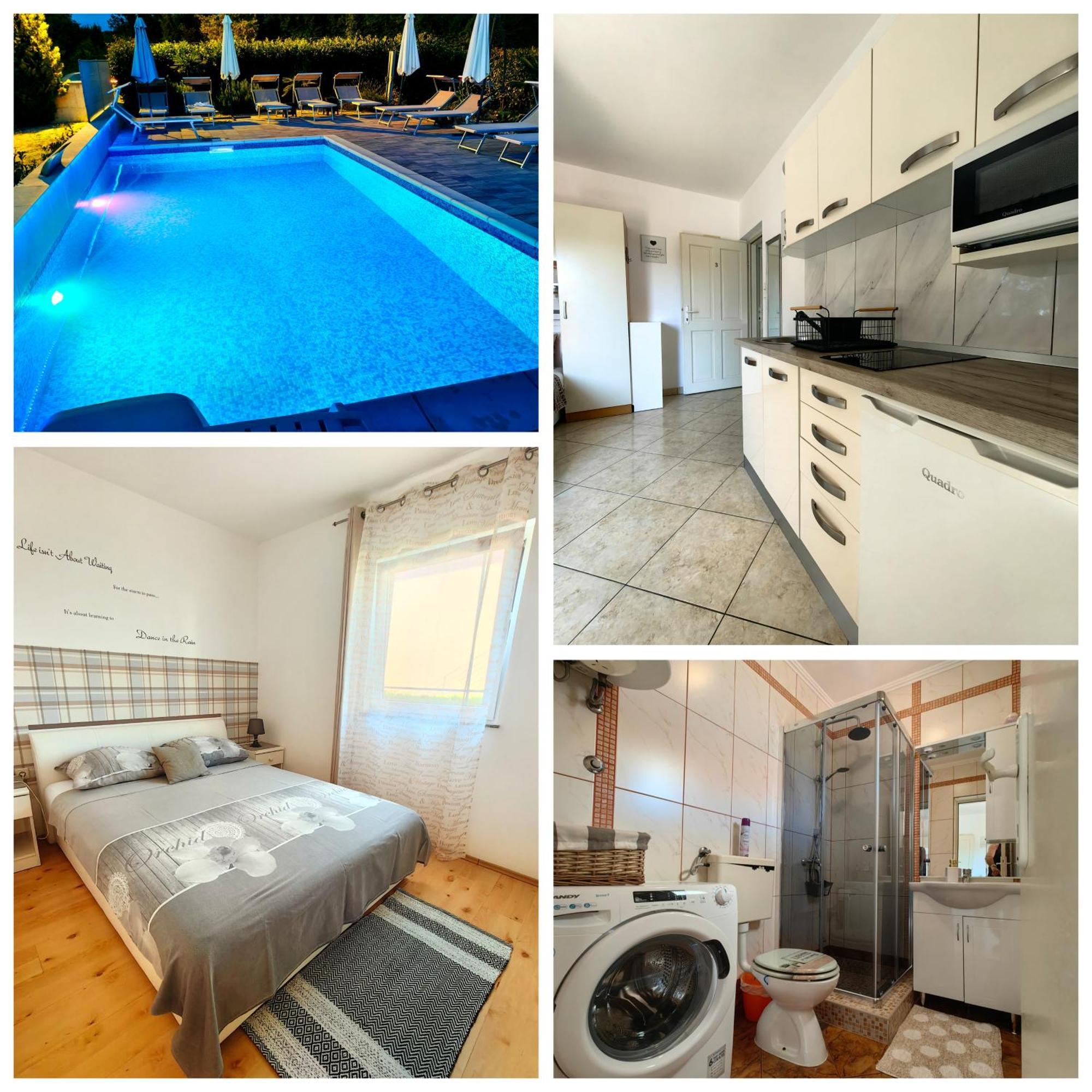 Apartments Lea With Pool Малинська Екстер'єр фото